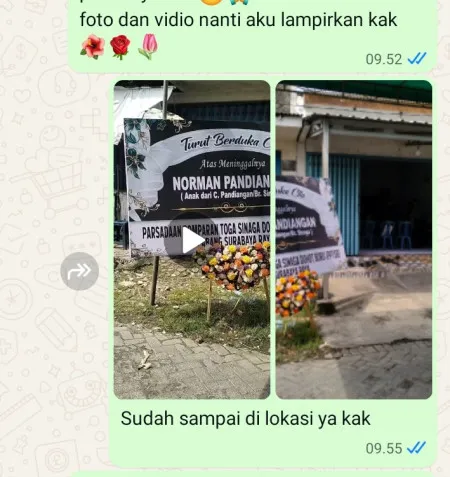 Pengiriman Karangan Bunga Langgar Sluke